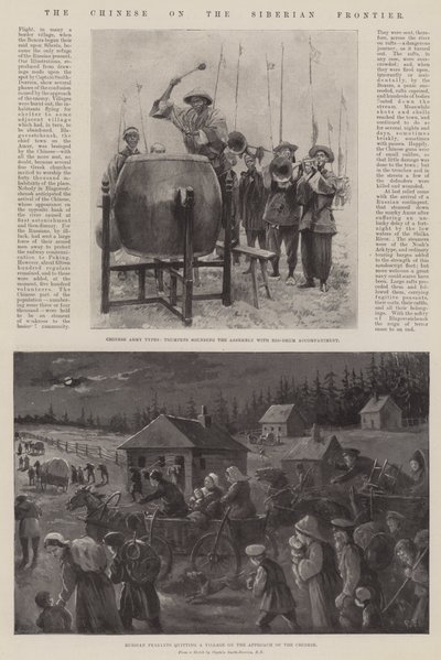 De Chinezen aan de Siberische Grens door Paul Frenzeny